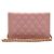 Chanel Borsa WOC Boy in Caviar Rosa con Catena Dorata, Borsa a Spalla e a Tracolla - vista 5