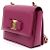 Salvatore Ferragamo Mini borsa a tracolla con patta e catena - vista 2