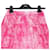 Dior Falda acampanada de sarga de algodón rosa - vista 2