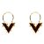 Louis Vuitton Orecchini Essential Colorstone Gold D'oro - vista 3