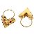 Louis Vuitton Orecchini Essential Colorstone Gold D'oro - vista 4