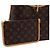 Louis Vuitton Borsa Tote e Borsa a Spalla CarryAll PM Monogram Canvas Multicolore - vista 10