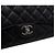 Chanel Borsa a tracolla con patta e catena argentata Nero - vista 10