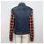 Alexander Mcqueen Chaqueta vaquera de cuadros para mujer - vista 4