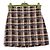 Gucci Falda de tweed a cuadros Multicolor