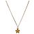 Chanel Collana White Star CC Gold Bianco - vista 2