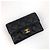 Chanel Tarjetero Classic Caviar Gold Flap Negro - vista 2