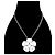 Chanel Collar de Camelia en esmalte blanco - vista 6