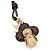 Louis Vuitton Portachiavi e Charm per borsa Monogram Mini Vivienne D'oro - vista 5