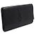 Saint Laurent Pochette Clutch con patta monogramma in vernice nera Nero - vista 3