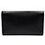 Saint Laurent Pochette Clutch con patta monogramma in vernice nera Nero - vista 4