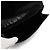 Saint Laurent Pochette Clutch con patta monogramma in vernice nera Nero - vista 5