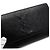 Saint Laurent Pochette Clutch con patta monogramma in vernice nera Nero - vista 8