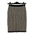 Balmain Gonna a matita in misto lana con monogramma e zip dorata Multicolore - vista 4