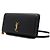 Saint Laurent Custodia per telefono con tracolla in pelle Monogram con catena dorata e borsa a tracolla - vista 3