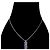 Oblique Dior Collana con piastra obliqua blu cubica argento - vista 5