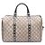 Gucci Bolso Boston de PVC Edición Limitada Logo GG Castaño - vista 3