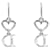 Dior Orecchini Heart Cubic Silver Argento  - vista 3