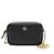 Gucci Mini borsa a tracolla GG Marmont nera con catena dorata