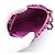 Chanel Mini bolsa de ombro meia lua em tweed roxo com corrente dourada - vista 5