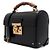 Bamboo Gucci Piccola borsa tote in pelle nera con manico in bambù e tracolla a catena dorata a tracolla Nero - vista 3