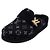 Louis Vuitton Flat Comfort Clogs Shearling Mules Damen Hausschuhe Schwarz - Ansicht 2
