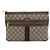 Gucci Clutch GG Supreme Ophidia Web Stripe Marrone