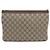 Gucci Clutch GG Supreme Ophidia Web Stripe Marrone - vista 4