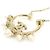 Chanel Lange Halskette aus goldfarbenem Metall mit CC-Logo und Perlen Golden - Ansicht 2
