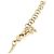 Chanel Lange Halskette aus goldfarbenem Metall mit CC-Logo und Perlen Golden - Ansicht 3