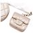 Chanel Custodia per AirPods e portafoglio con logo CC dorato Bianco - vista 3