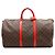 Louis Vuitton Borsa Tote e Borsa a Spalla Monogram Keepall Bandoulière Rosso - vista 4