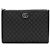 Gucci Portafoglio Clutch GG Grigio Marrone