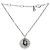 Dior Bracciale in argento con pietre cubiche rotonde oblique