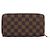 Louis Vuitton Zippy Long Wallet aus Damier Ebene Canvas Schwarz - Ansicht 4