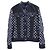 Louis Vuitton Denimjacke mit Monogramm aus Leder Schwarz