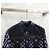 Louis Vuitton Denimjacke mit Monogramm aus Leder Schwarz - Ansicht 3