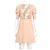 Miu Miu Abito in seta e pizzo da donna Rosa