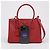 Prada Galleria Medium Saffiano Leder Tote Bag Rot - Ansicht 8