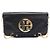 Tory Burch Clutch e borsa a tracolla Amanda Logo Gold Chain Nero - vista 9
