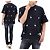 Thom Browne T-Shirt mit kurzärmeliger Gans-Stickerei Schwarz
