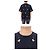 Thom Browne T-Shirt mit kurzärmeliger Gans-Stickerei Schwarz - Ansicht 6