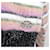 Chanel Rosa gestreifter Strickpullover Pink  - Ansicht 5