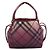 Burberry Borsa Tote Biltmore da donna in tela PVC sfumatura viola Nova Check Porpora - vista 4