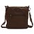 Prada Borsa a tracolla e a spalla unisex in nylon Tessuto marrone con logo triangle e una tasca