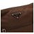Prada Borsa a tracolla e a spalla unisex in nylon Tessuto marrone con logo triangle e una tasca - vista 10
