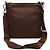 Prada Borsa a tracolla e a spalla unisex in nylon Tessuto marrone con logo triangle e una tasca - vista 4