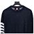Thom Browne Klassischer Rundhals-Pullover aus Merinowolle-Strick Blau - Ansicht 6
