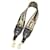 Dior Tracolla con anello e ricamo leopardato Nero  - vista 4