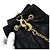 Dior Borsa a tracolla Black Cannage Amie Large con catena dorata Nero - vista 9